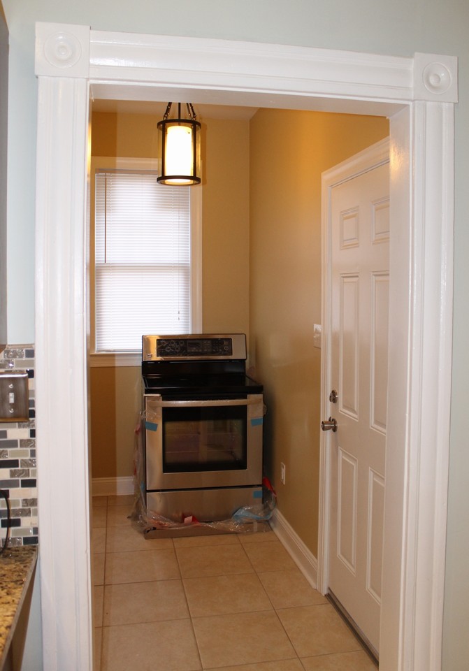 stove which conveys-will replace one in kitchen