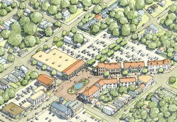 proposed development one block away from property.
