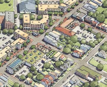proposed development one block away from property.